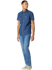 Camicie Blu Wrangler