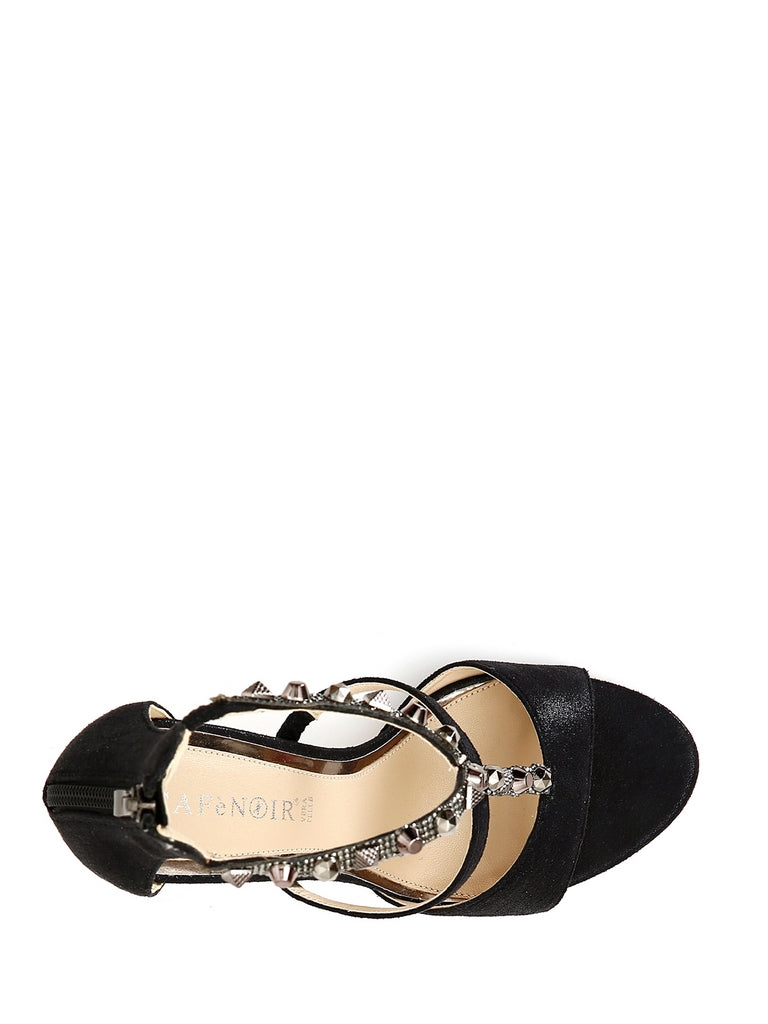 Sandali tacco Nero Cafenoir