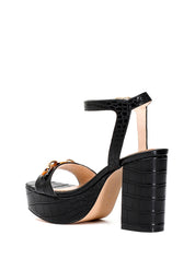 Sandali tacco Nero Cafenoir