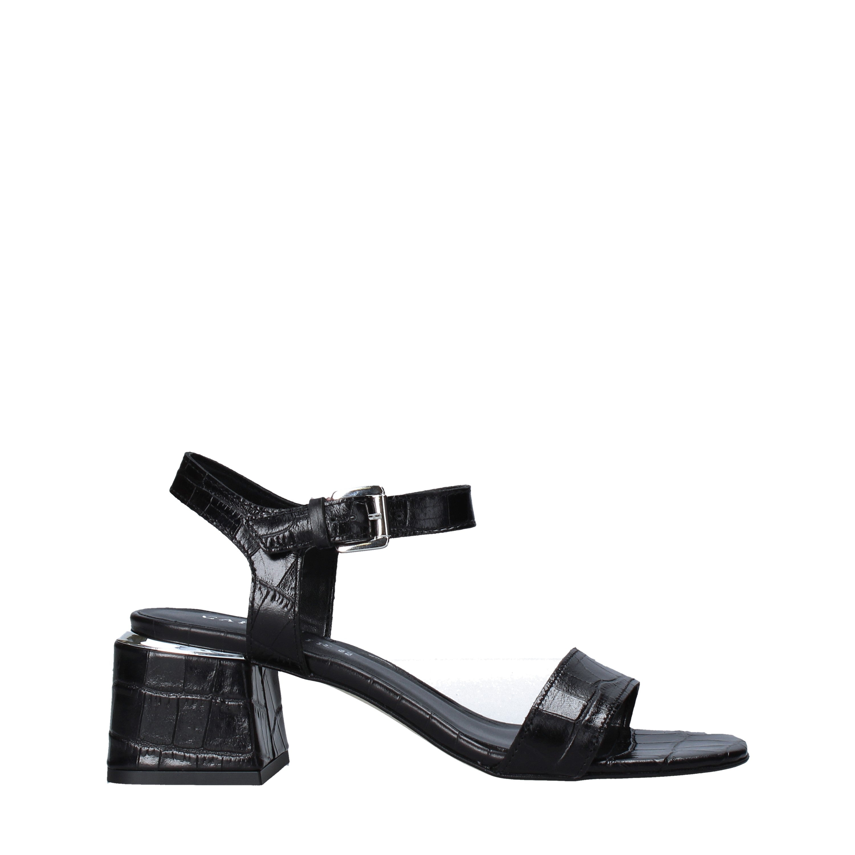 Sandali tacco Nero Cafenoir