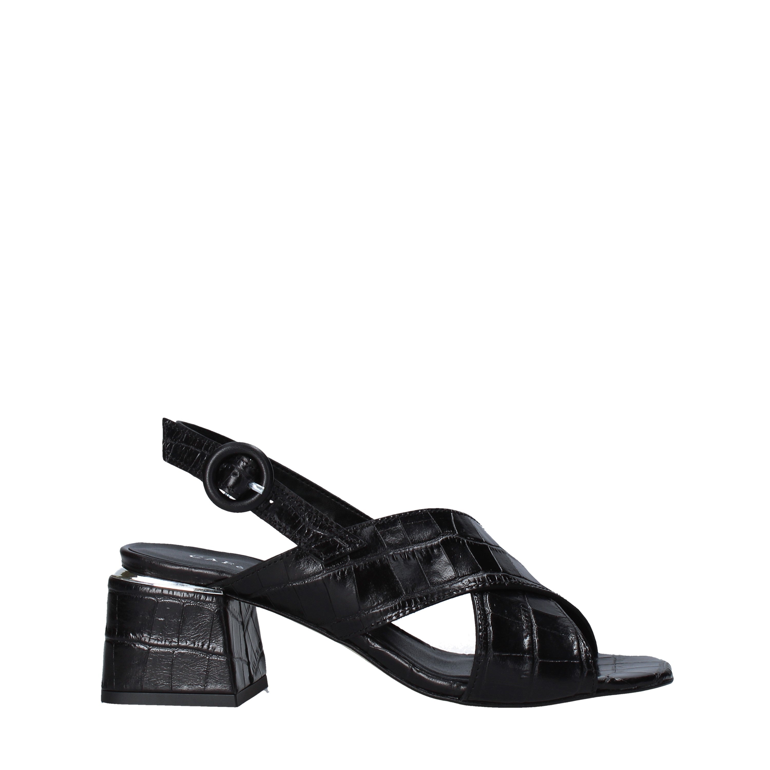Sandali tacco Nero Cafenoir