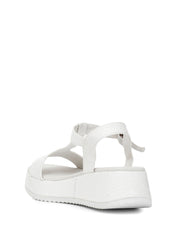 Sandali zeppa Bianco Cafenoir