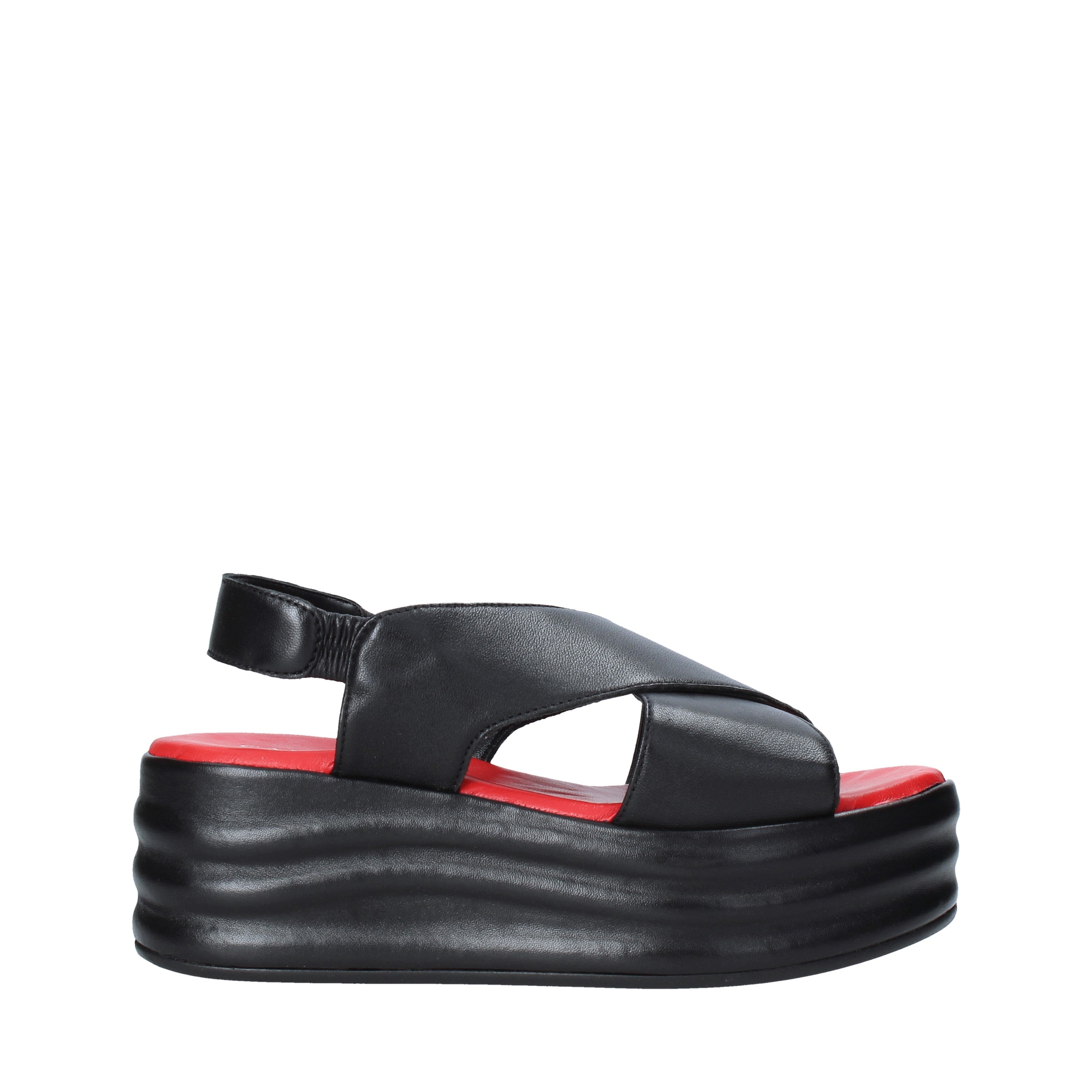 Sandali zeppa Nero Cafenoir