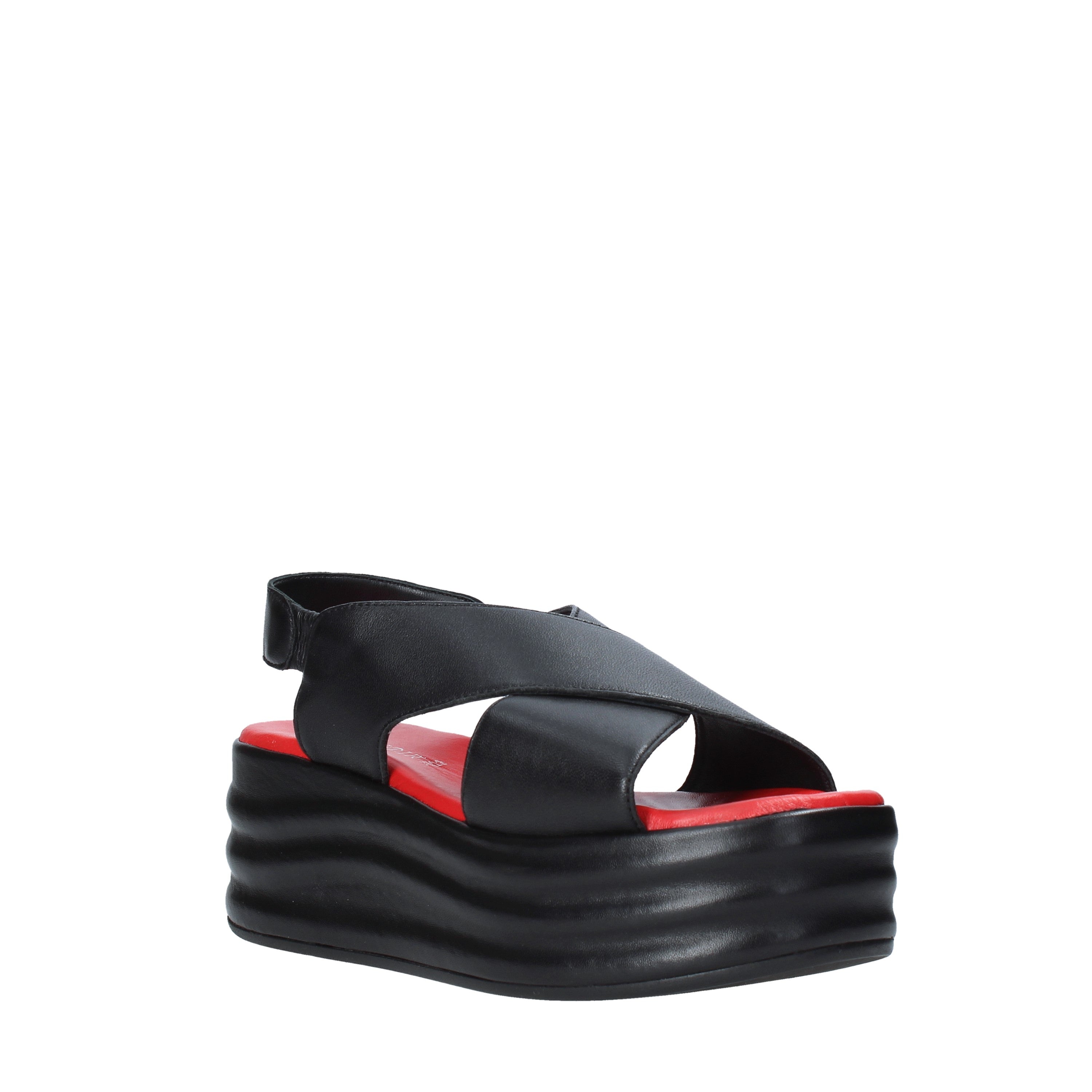 Sandali zeppa Nero Cafenoir