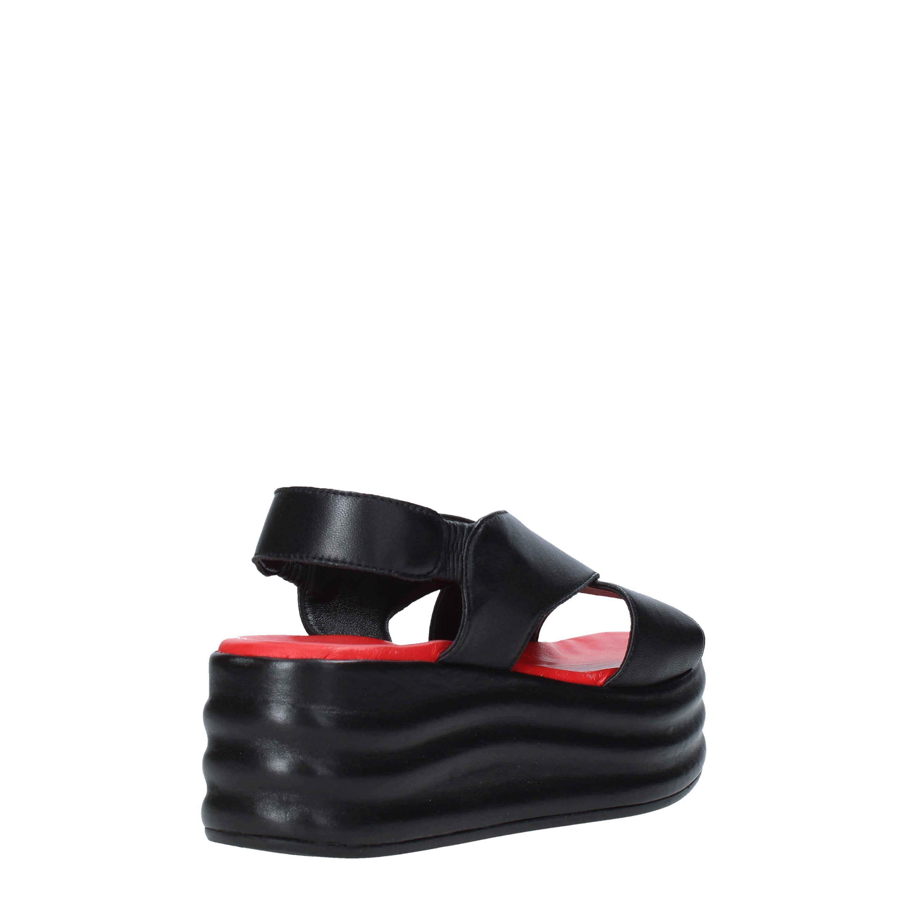 Sandali zeppa Nero Cafenoir