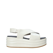 Sandali zeppa Beige Cafenoir