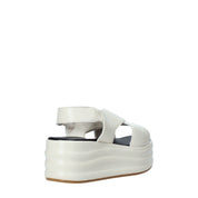 Sandali zeppa Beige Cafenoir