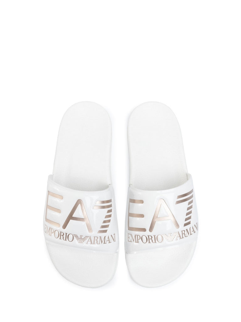 Ciabatte Bianco oro M632 Ea7 Emporio Armani