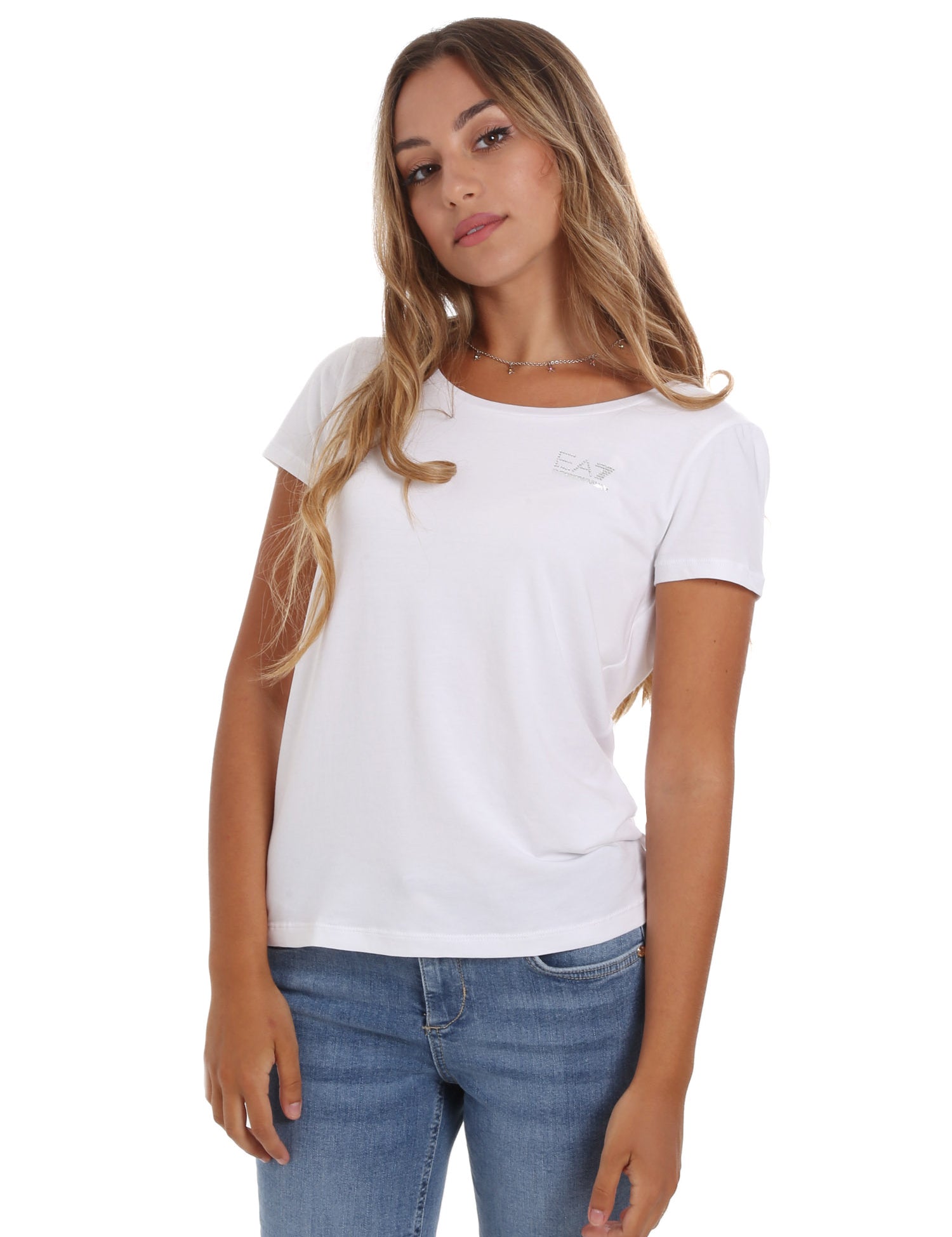 T-shirt Bianco Ea7 Emporio Armani