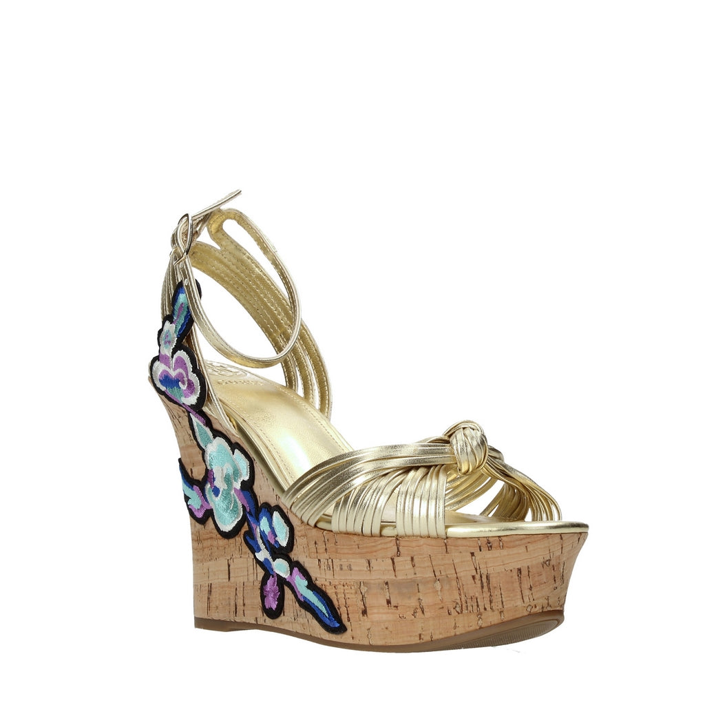 Sandali zeppa Dorato Guess