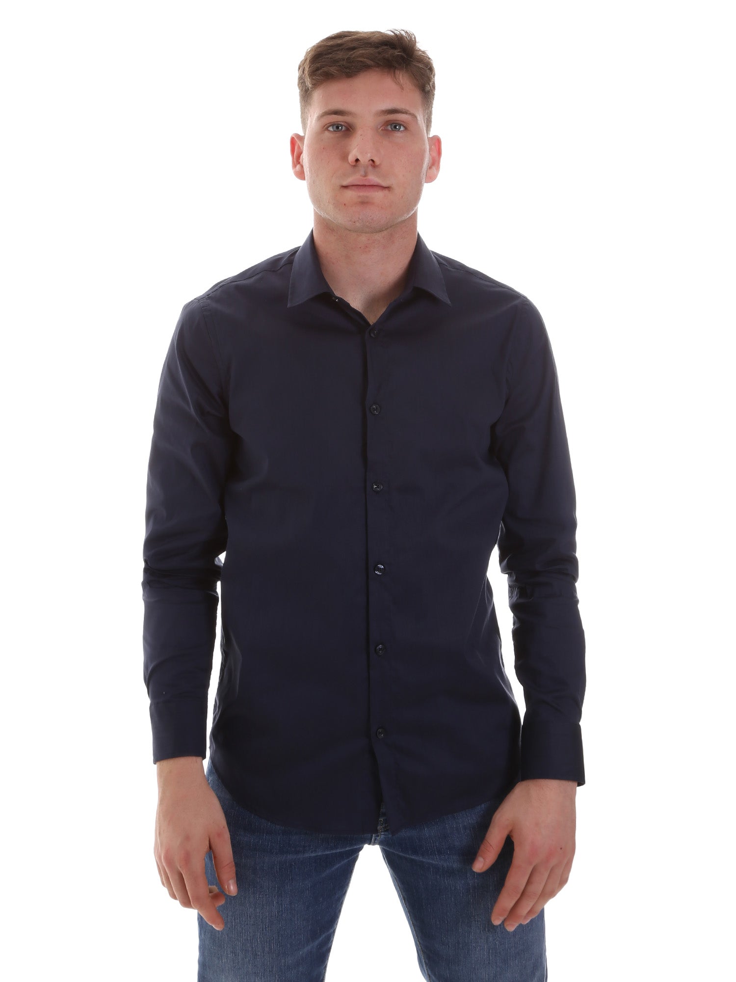 Camicie Blu Scuro Sseinse