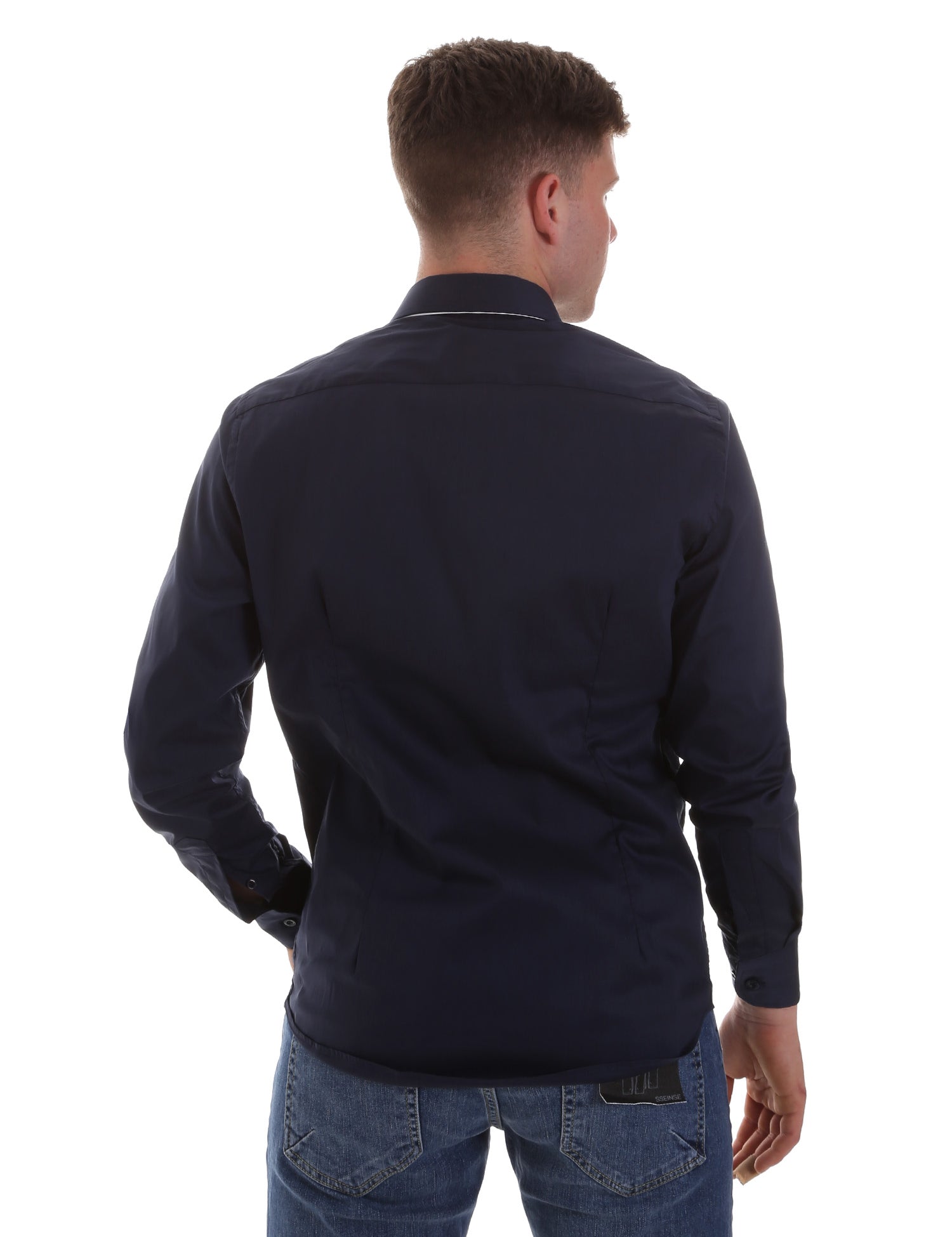 Camicie Blu Scuro Sseinse