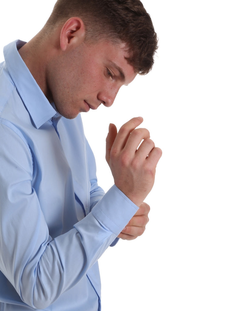 Camicie Celeste Sseinse