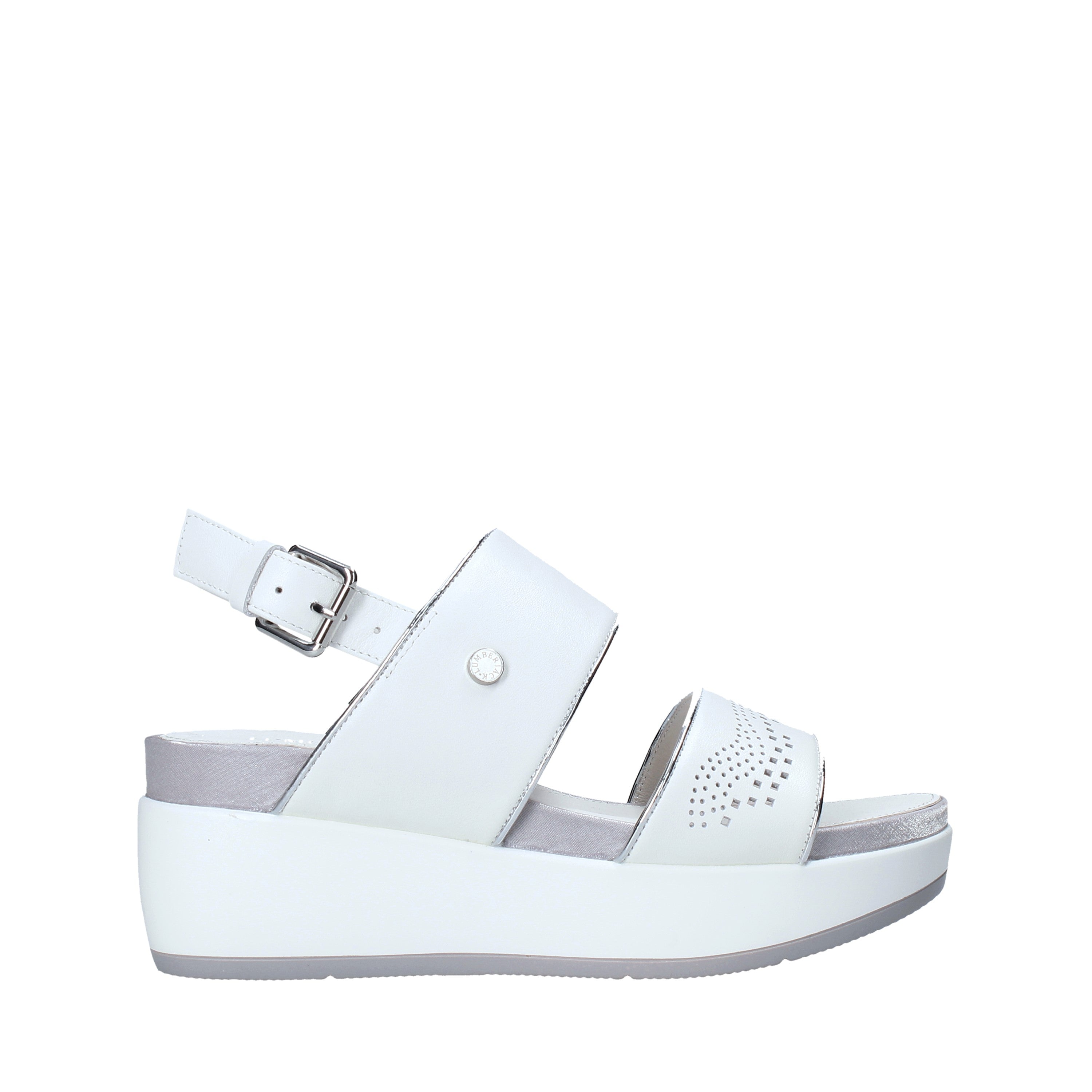 Sandali zeppa Bianco Lumberjack