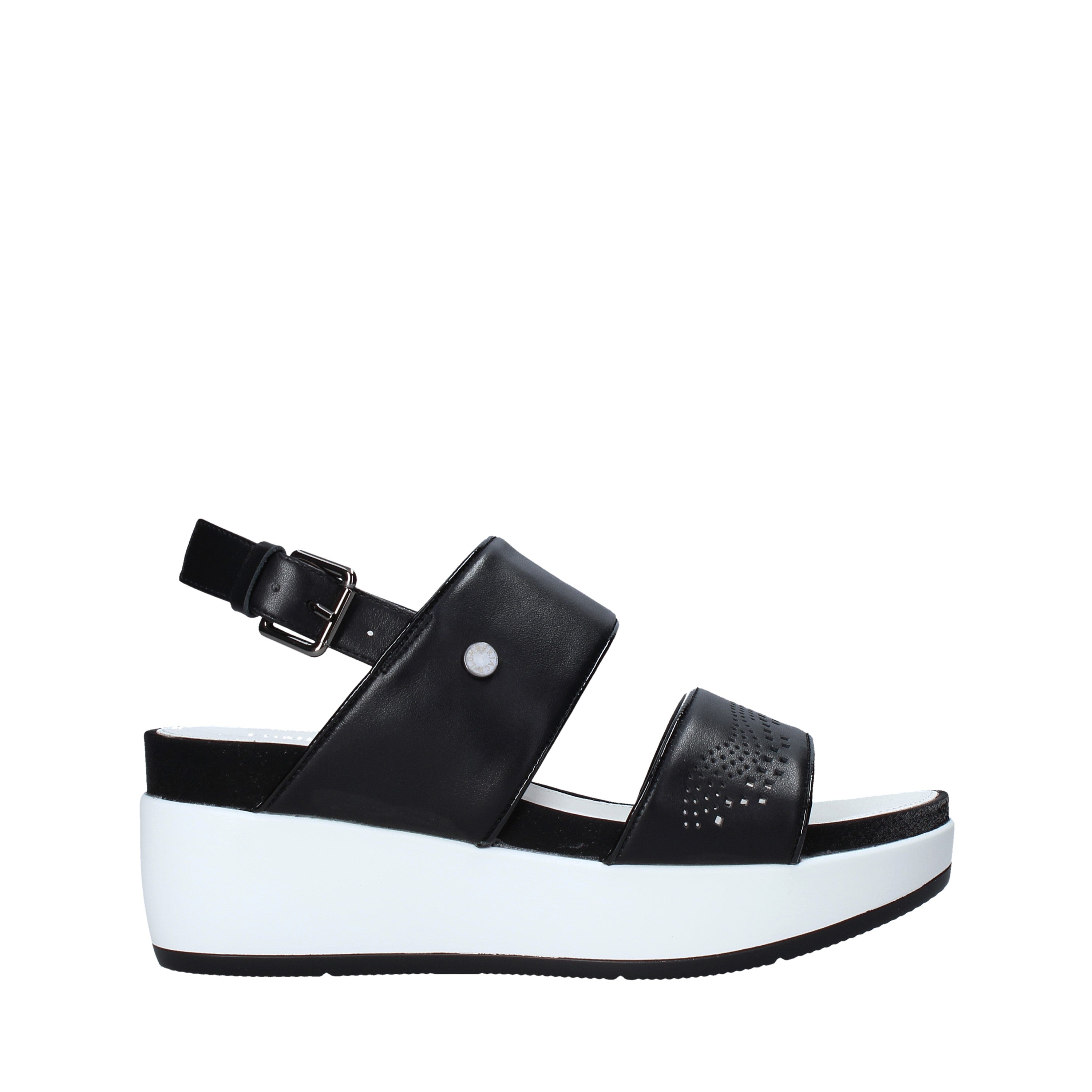 Sandali zeppa Nero Lumberjack