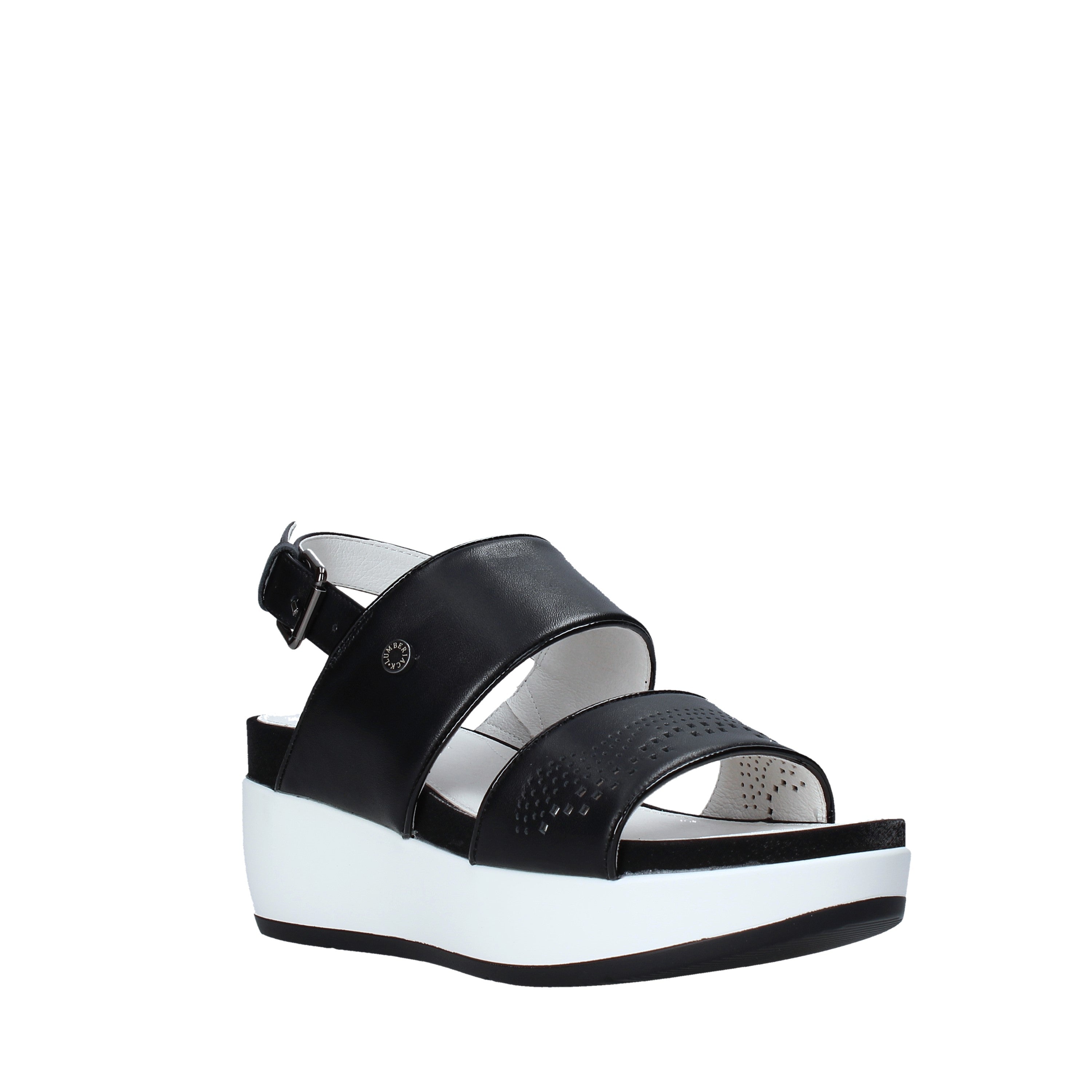 Sandali zeppa Nero Lumberjack