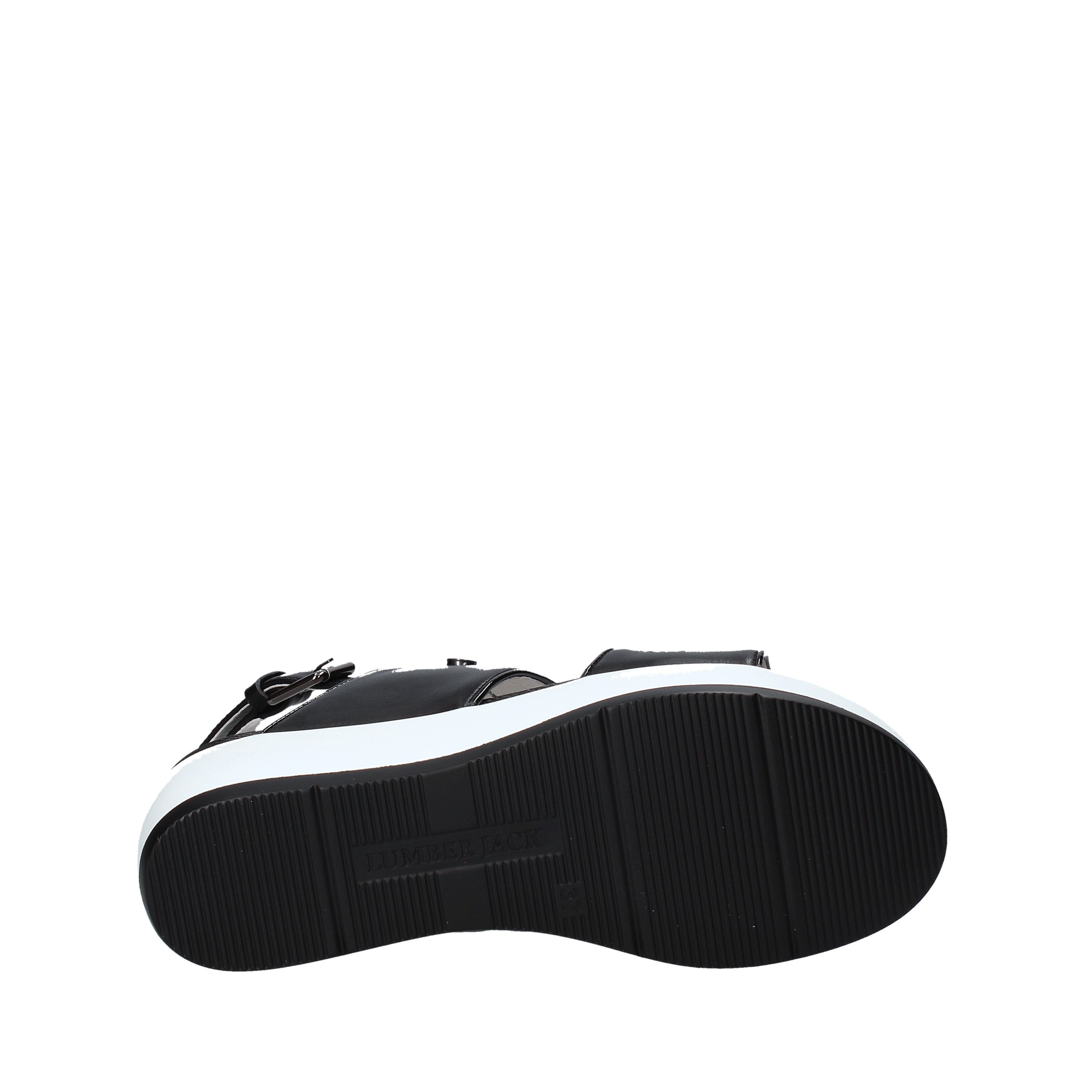 Sandali zeppa Nero Lumberjack