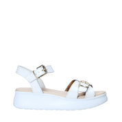 Sandali zeppa Bianco Lumberjack