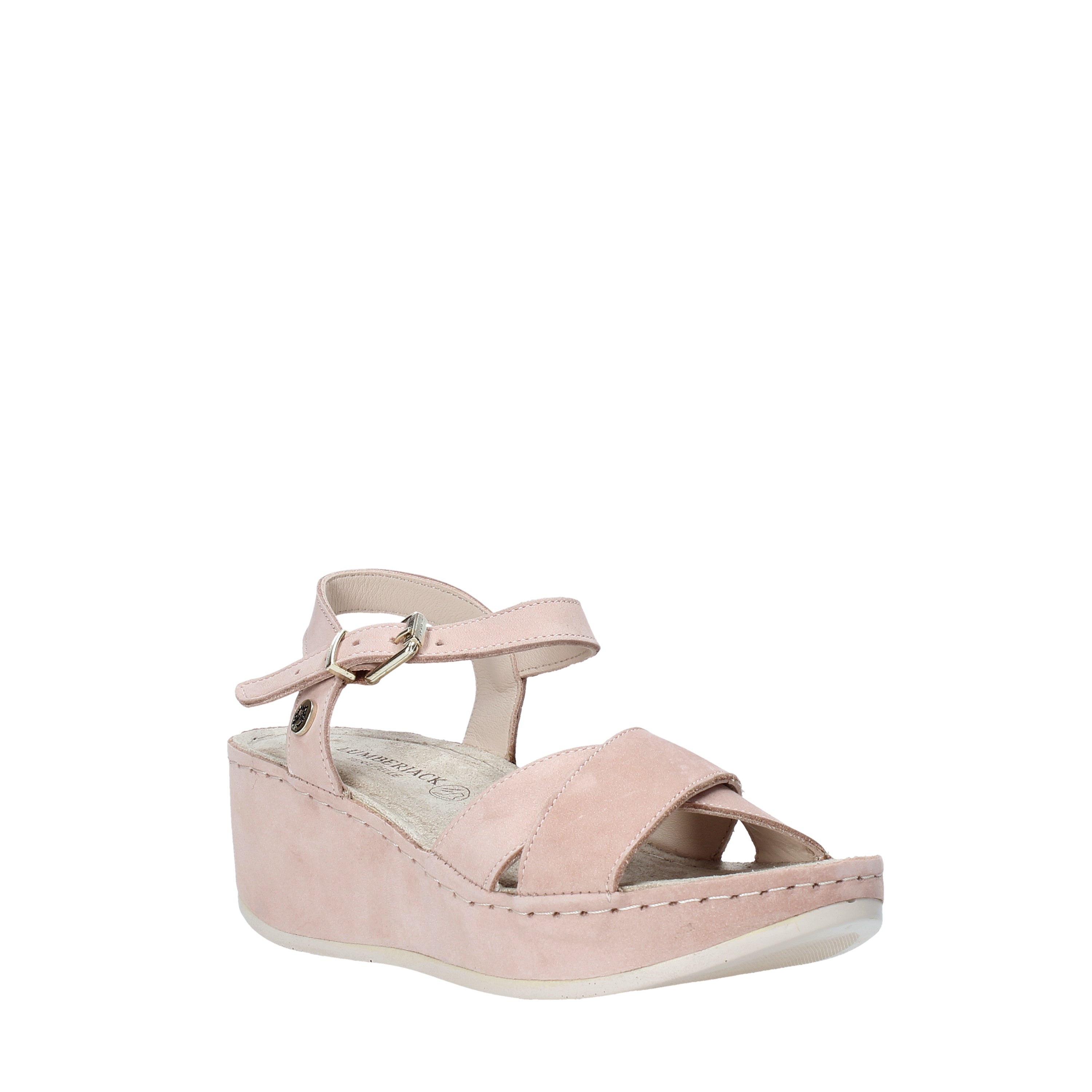 Sandali zeppa Rosa Lumberjack