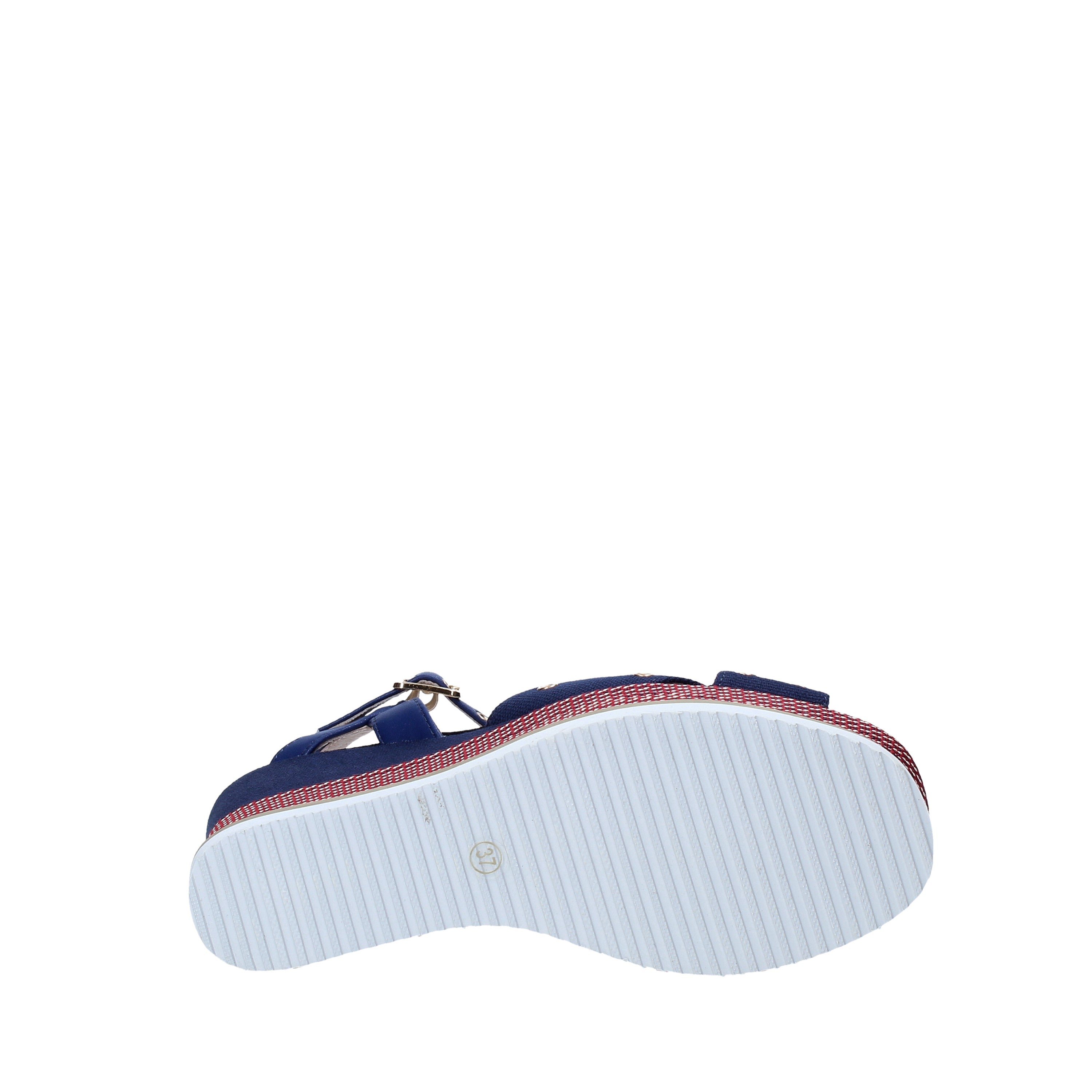 Sandali zeppa Blu Lumberjack