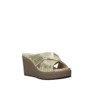 Sandali zeppa Oro Igi&co