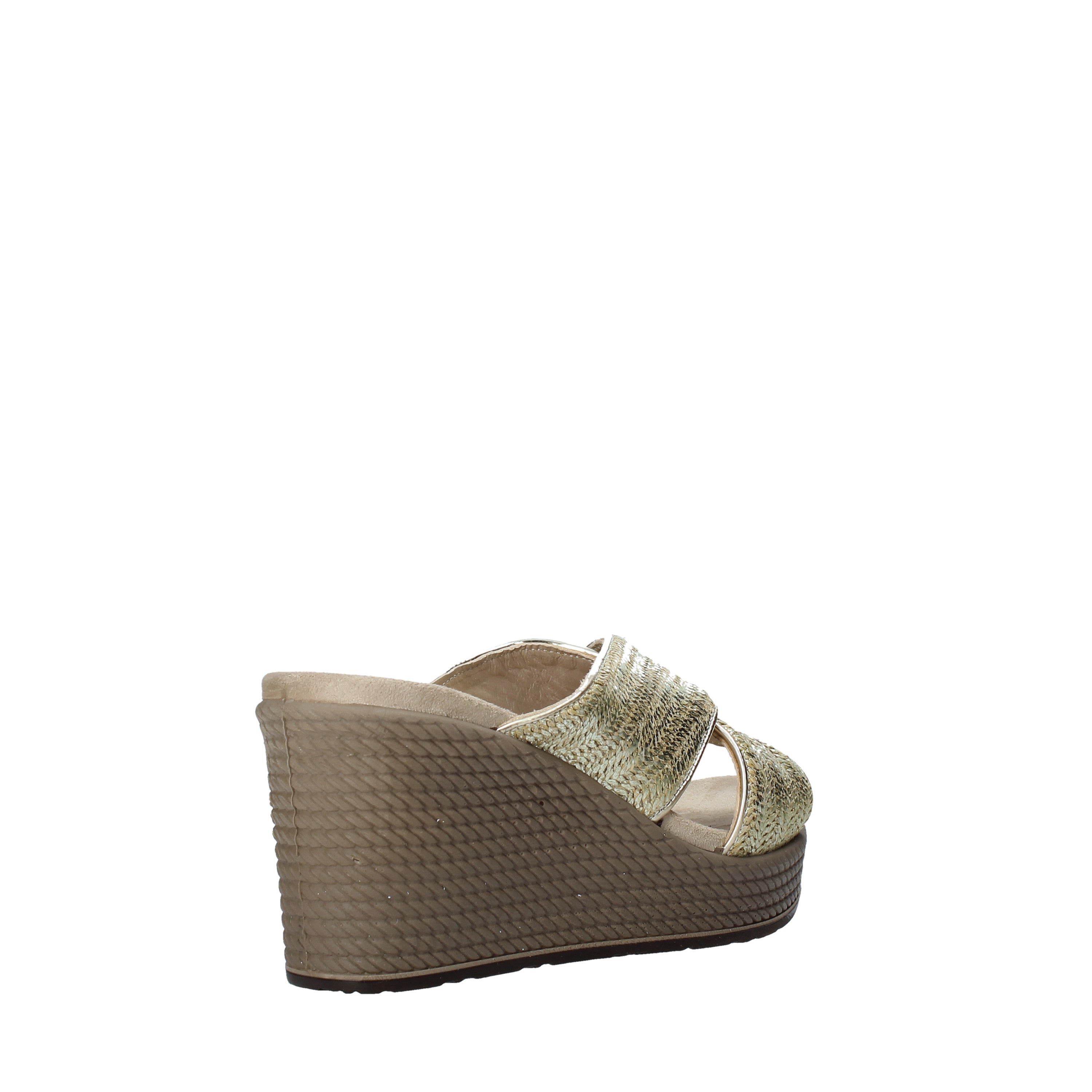 Sandali zeppa Oro Igi&co