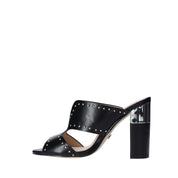 Sandali tacco Nero Gold&gold