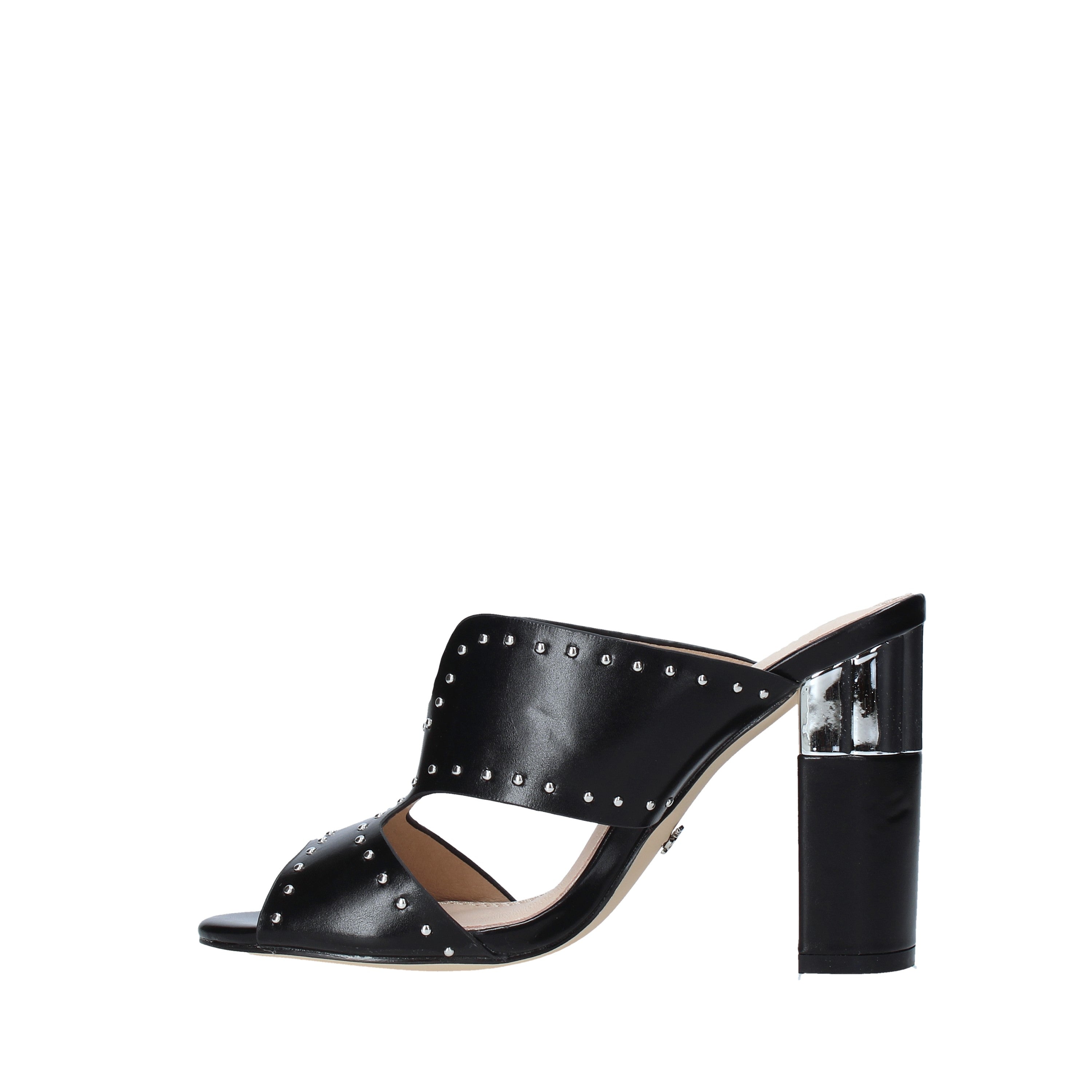 Sandali tacco Nero Gold&gold