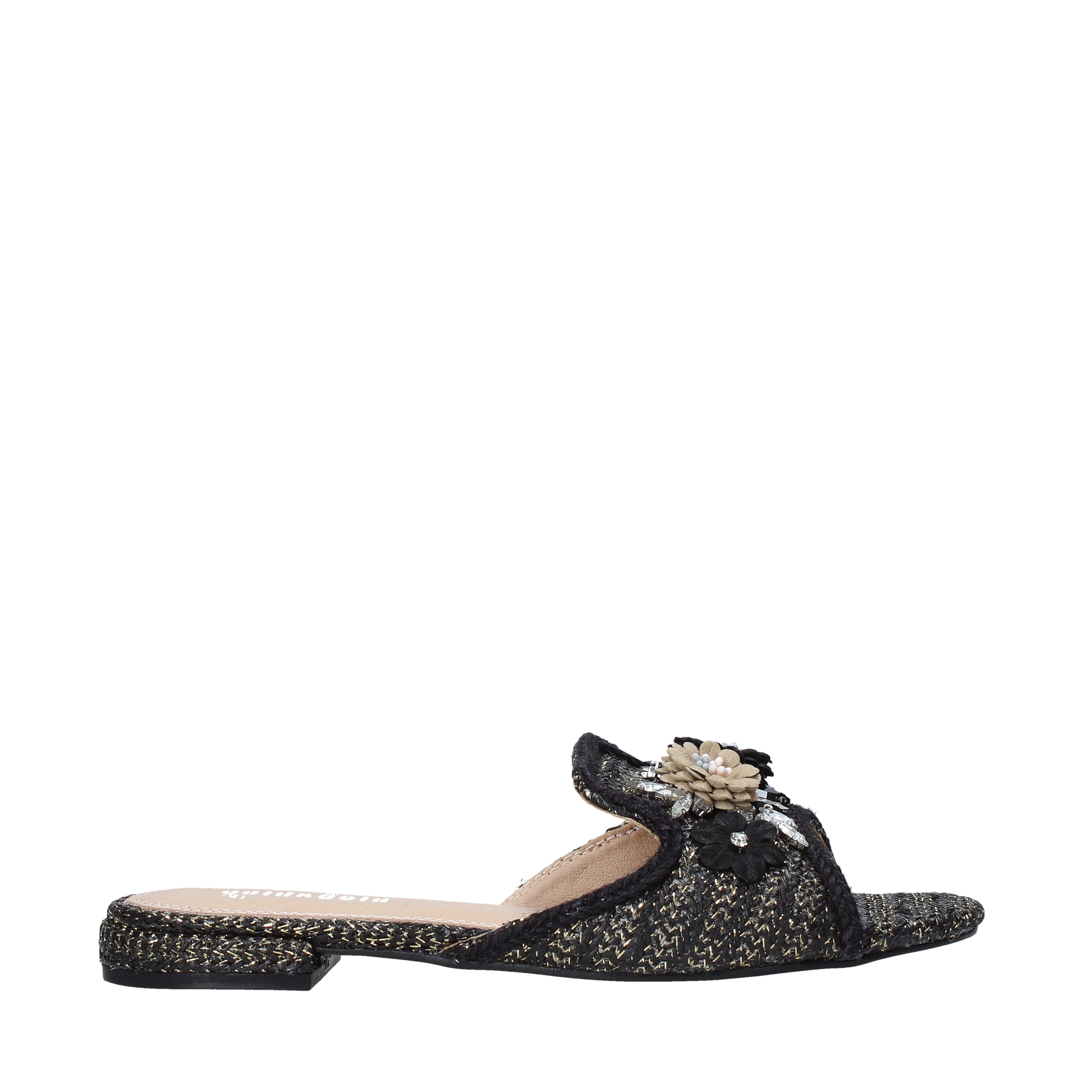 Sandali Nero Gold&gold