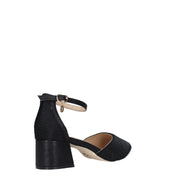 Sandali tacco Nero Gold&gold