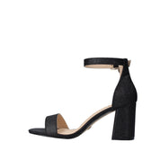 Sandali tacco Nero Gold&gold