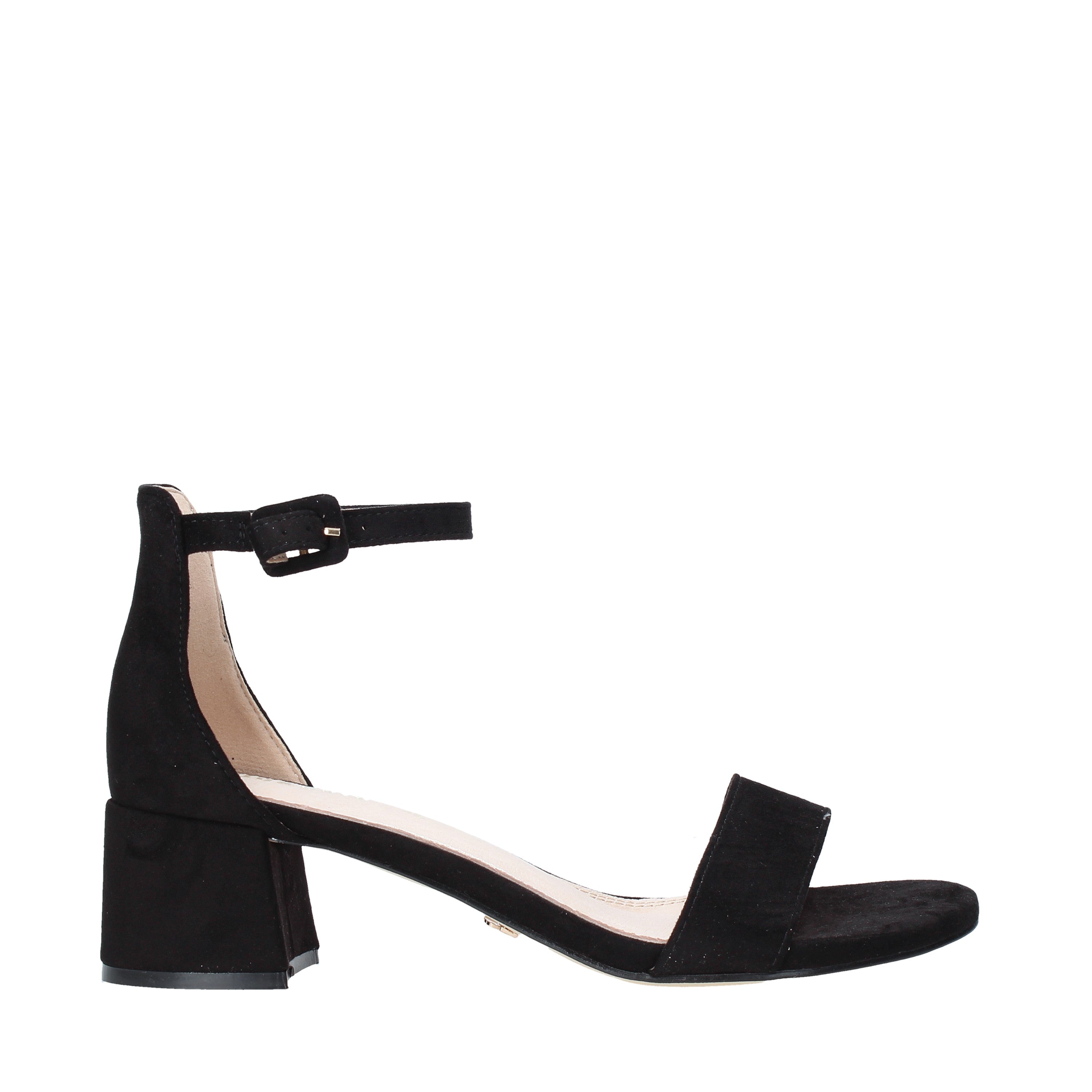 Sandali tacco Nero Gold&gold