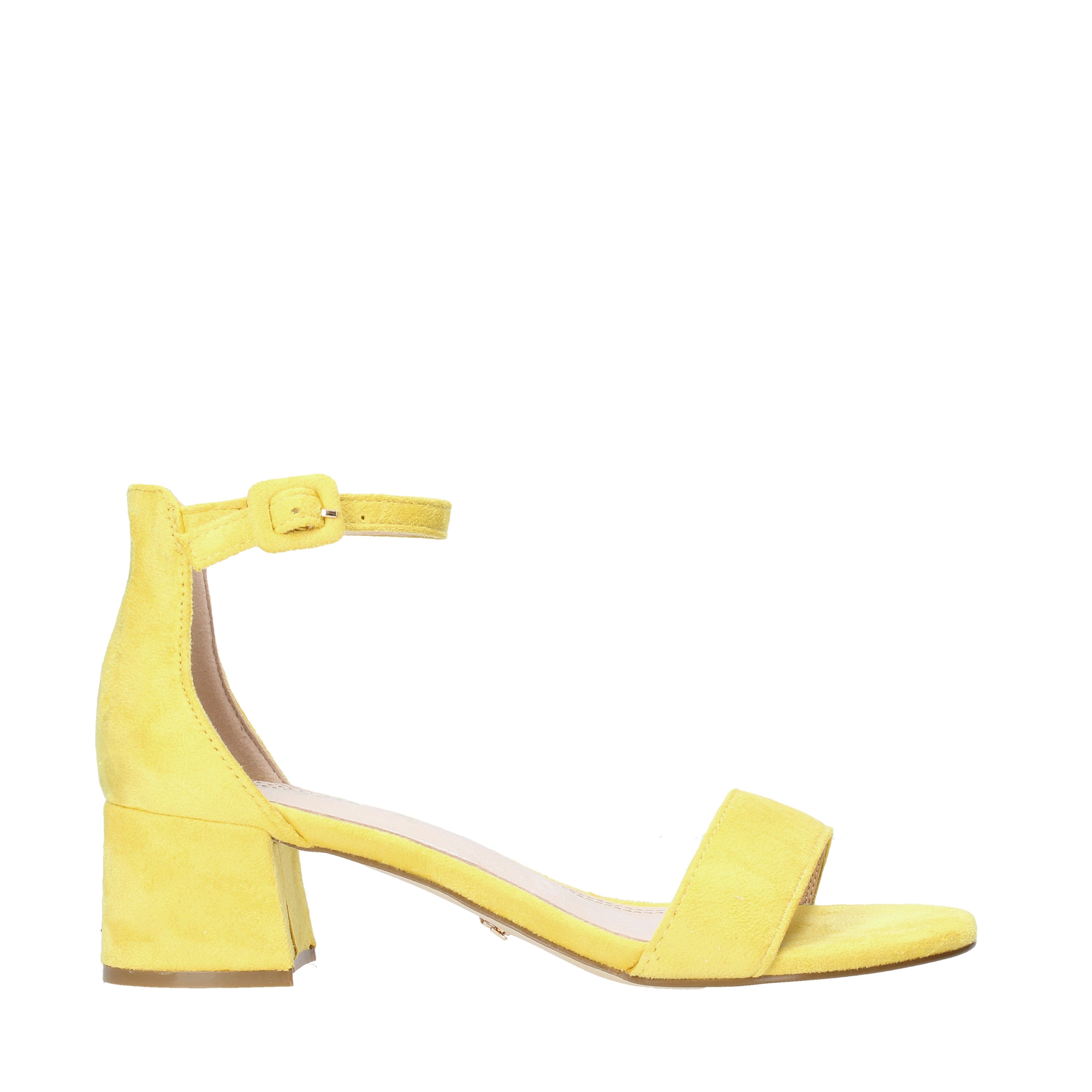 Sandali tacco Giallo Gold&gold