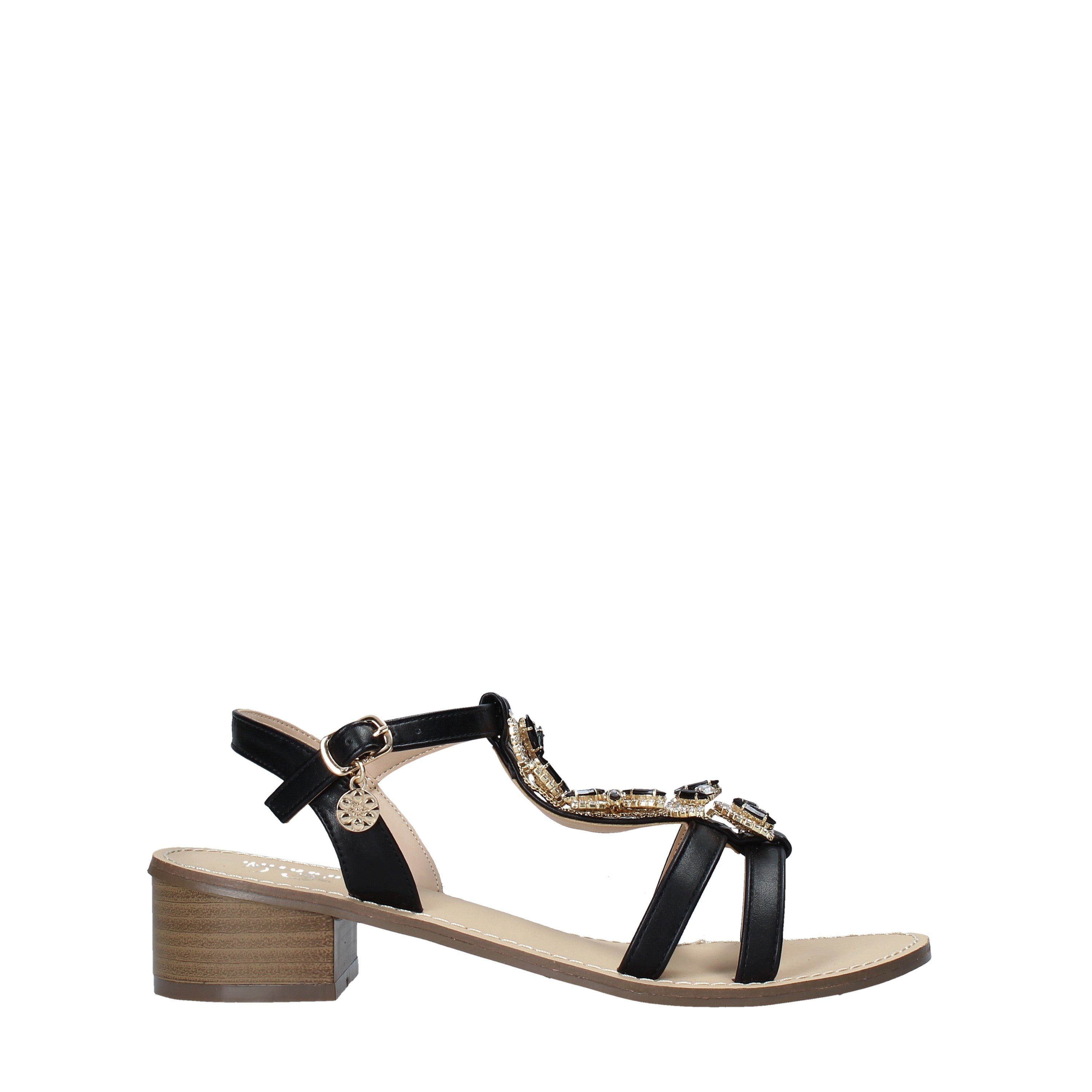 Sandali Nero Gold&gold