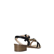 Sandali Nero Gold&gold