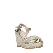 Sandali zeppa Oro Gold&gold