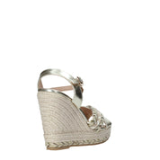 Sandali zeppa Oro Gold&gold