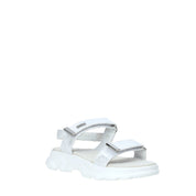 Sandali con strappi Bianco Argento Miss Sixty
