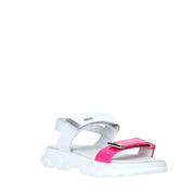 Sandali con strappi Bianco Rosa Miss Sixty