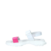 Sandali con strappi Bianco Rosa Miss Sixty