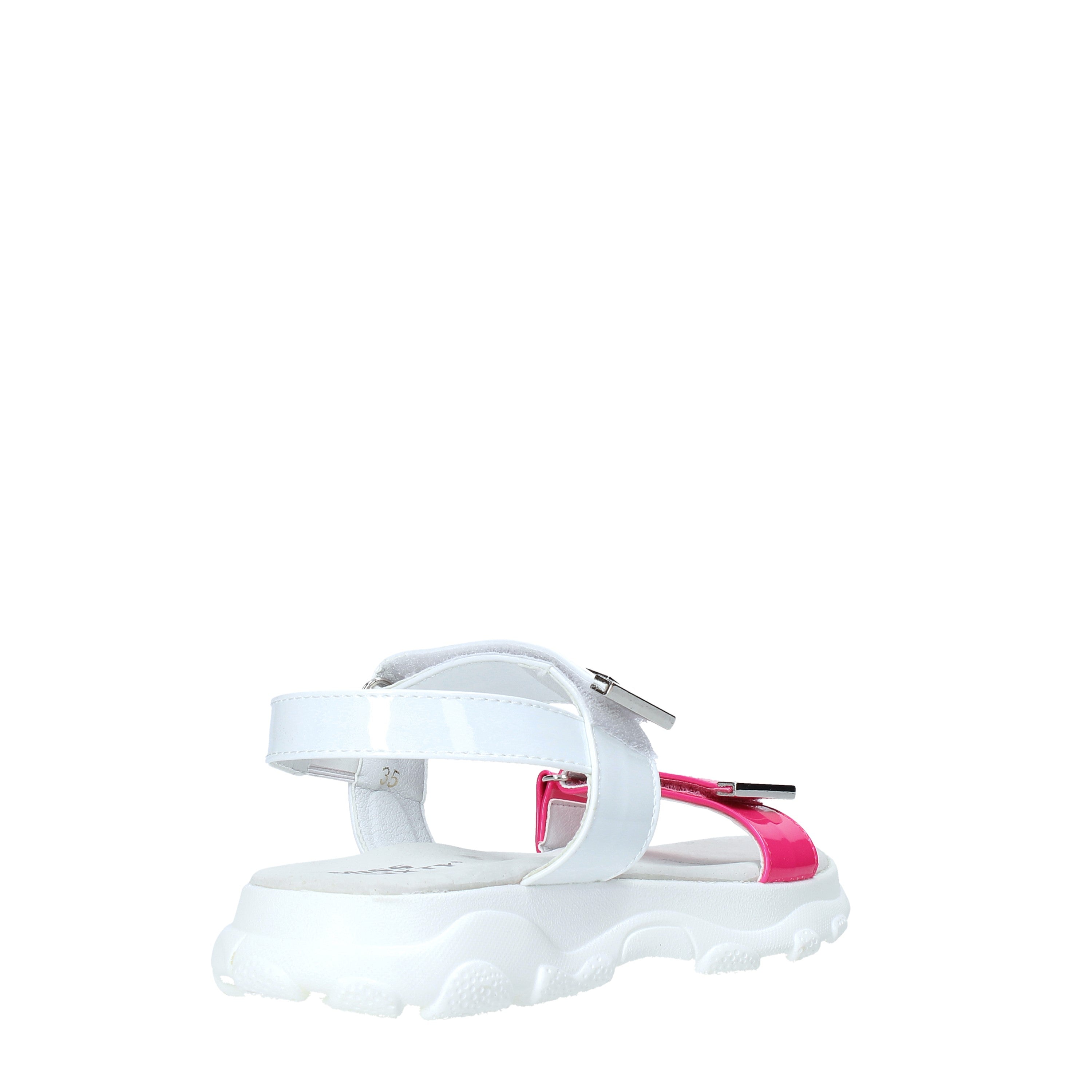 Sandali con strappi Bianco Rosa Miss Sixty