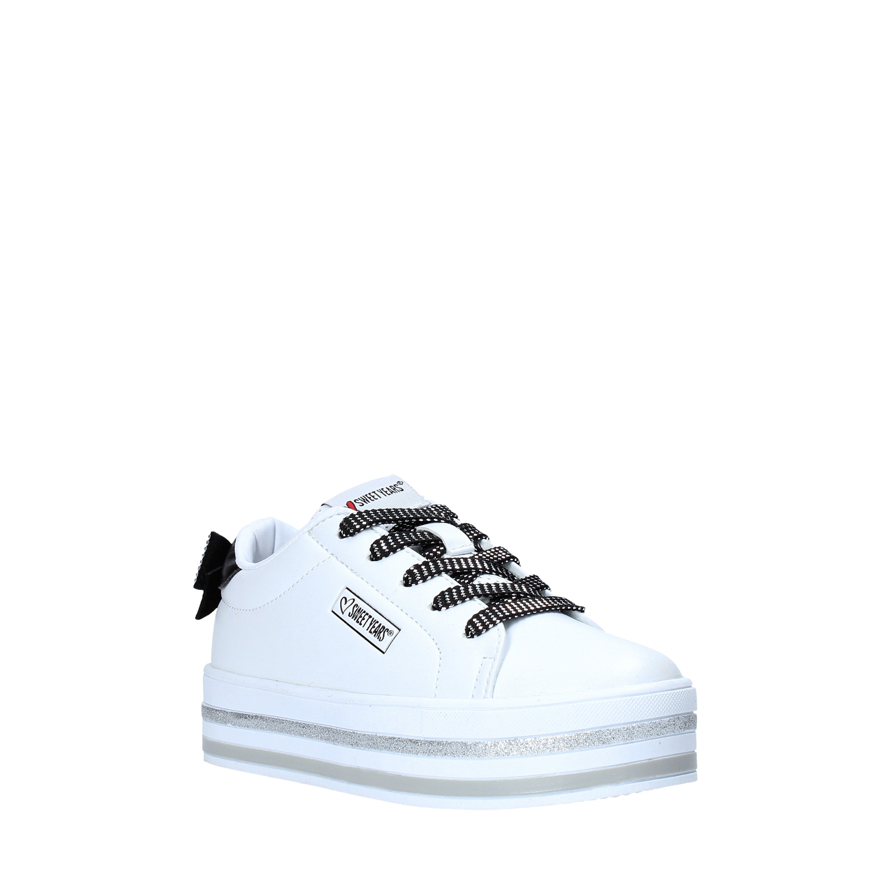 Sneakers Bianco Nero Sweet Years Junior