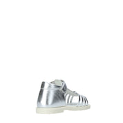 Sandali con strappi Argentato Falcotto