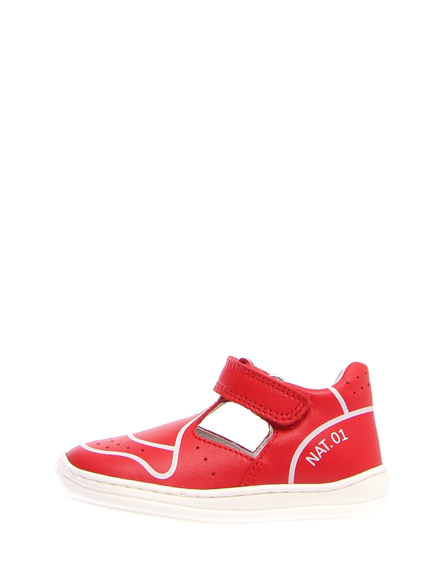 Sandali con strappi Rosso Naturino