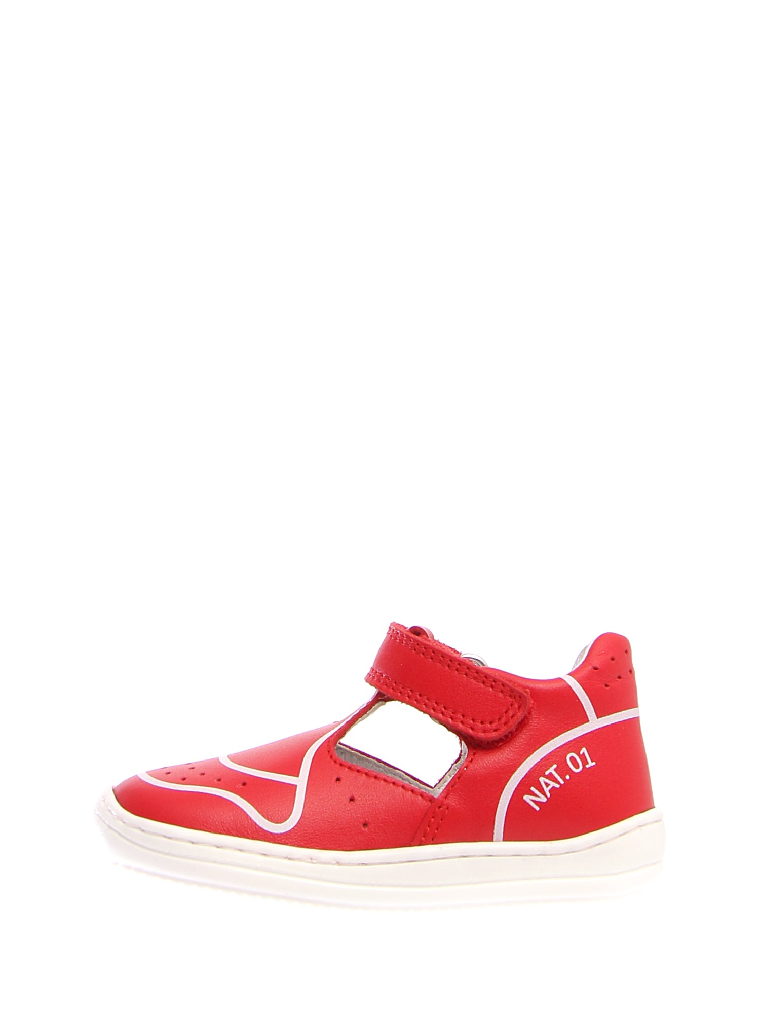 Sandali con strappi Rosso Naturino