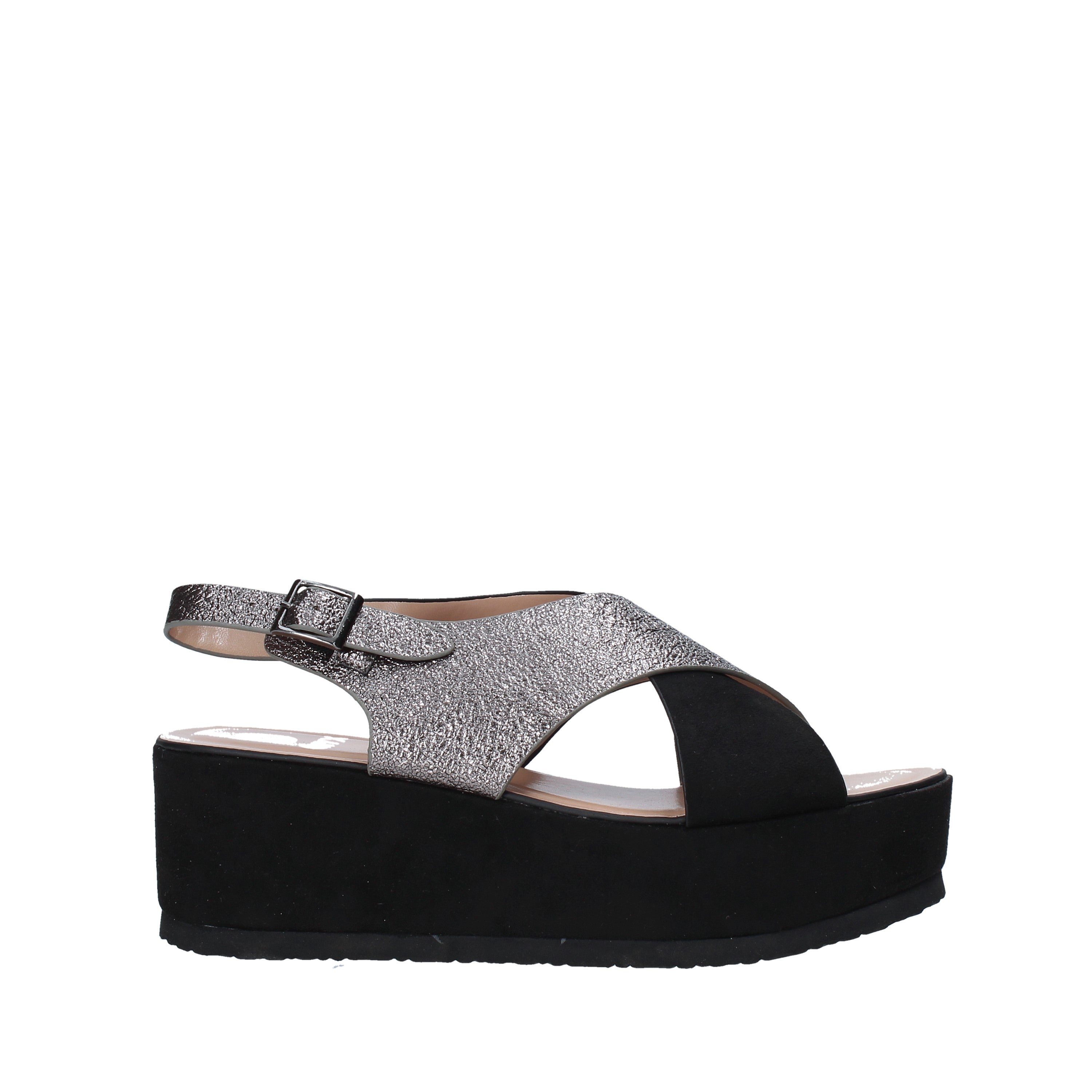 Sandali zeppa Nero Onyx