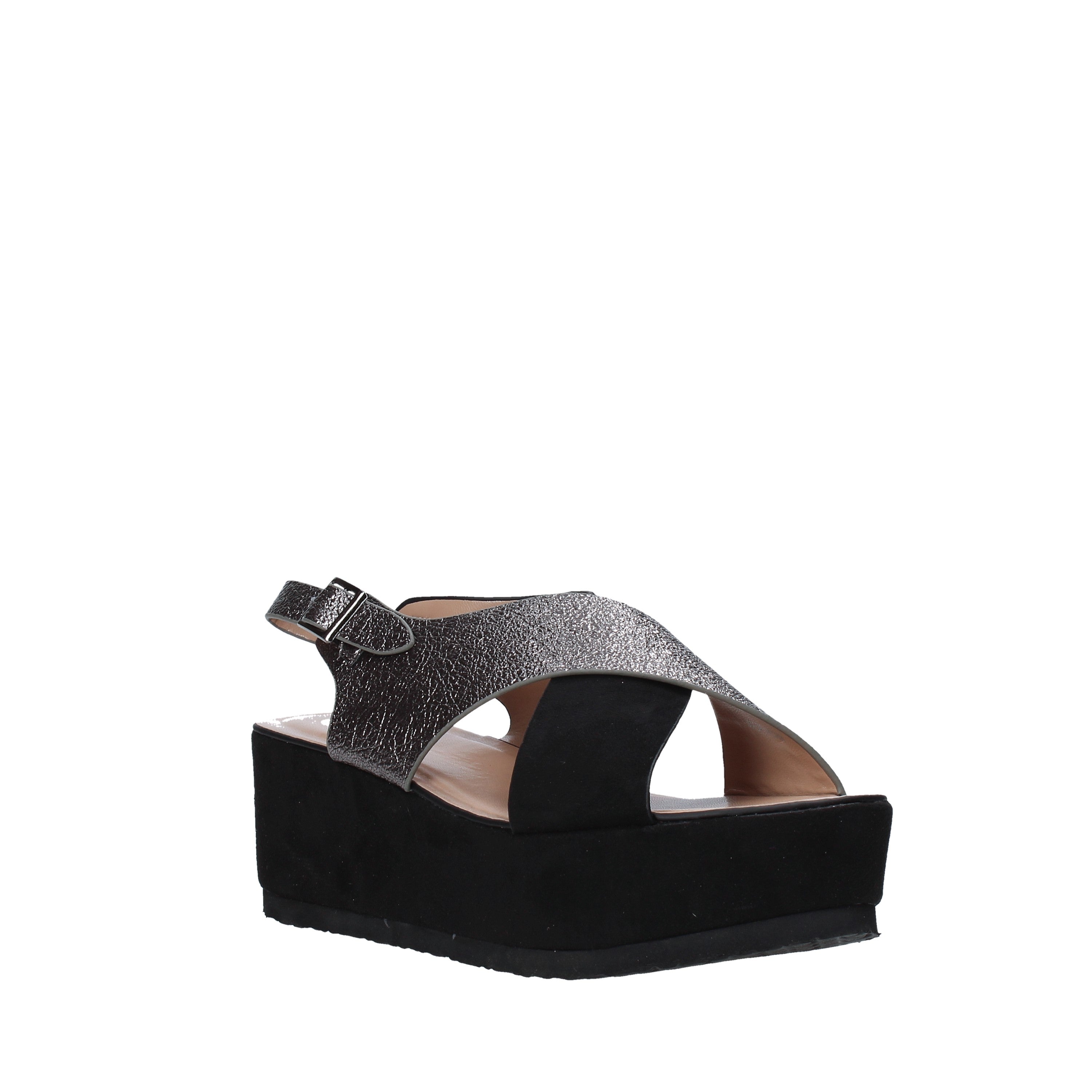 Sandali zeppa Nero Onyx