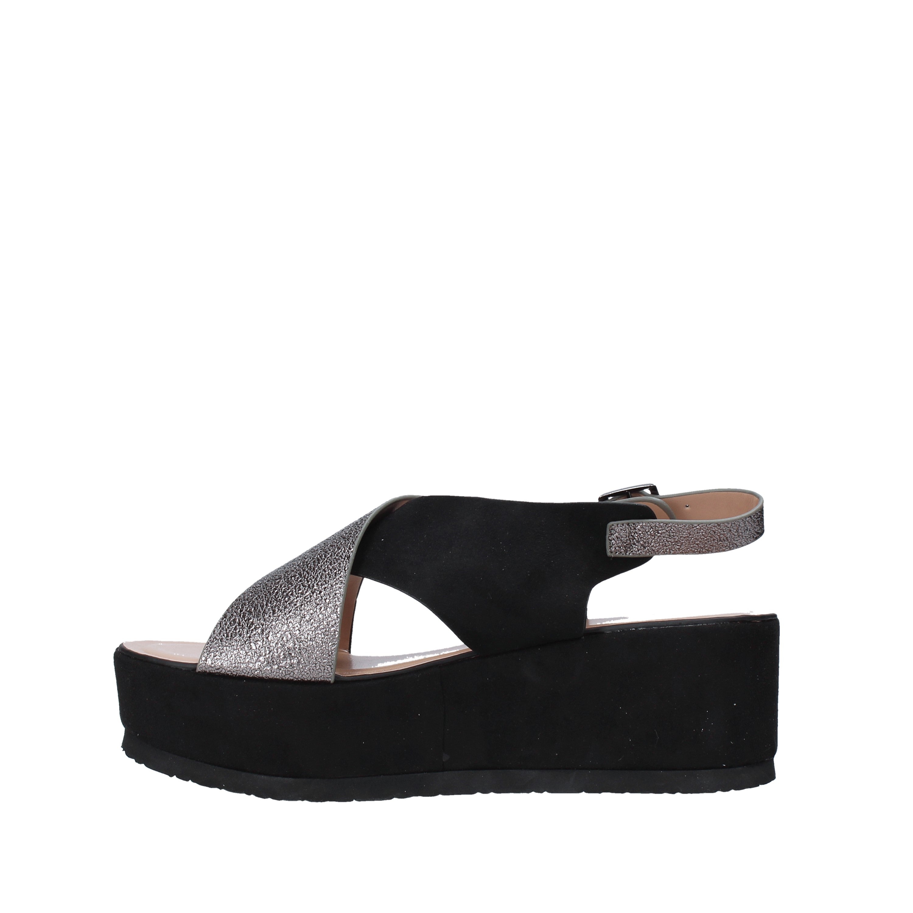 Sandali zeppa Nero Onyx