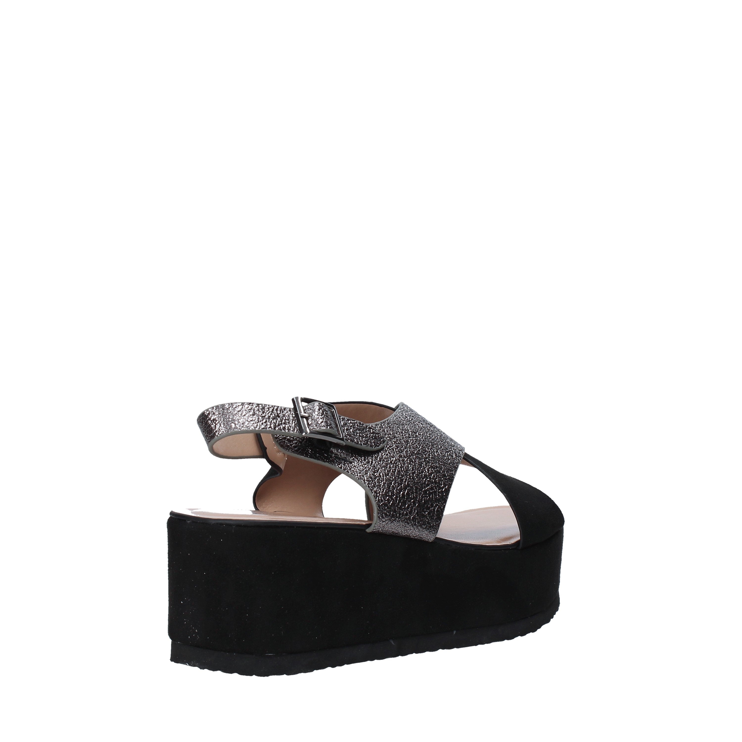 Sandali zeppa Nero Onyx