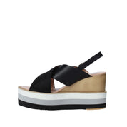 Sandali zeppa Nero Onyx